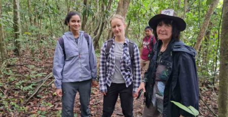 Visitors to Danau Girang Field Centre include Ruth Padel